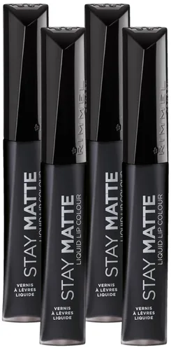 Vista 16 de Rimmel London Stay Matte Liquid Lip Color con Cobertura Completa a Prueba de Besos Impermeable Fórmula de Lápiz Labial Mate que Dura 12 Horas - 840