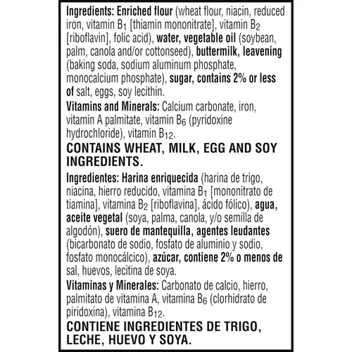 Vista 11 de Eggo Congelados Waffles, desayuno congelado, resellable, suero de mantequilla, caja de 12.3 onzas (10 gofres)