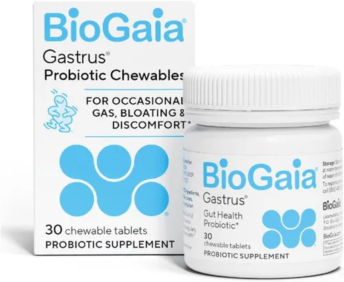 BioGaia Gastrus Probiótico para la Salud Intestinal | Alivia el Malestar Abdominal, los Gases y la Hinchazón | Promueve la Regularidad y un