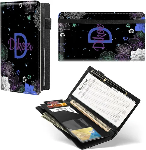 Vista 107 de Diseña Tus Propios Libros de Servicio con Nombre e Iniciales para Camareras, Dikoer Libro de Servicio de Camarero Personalizado con Nombre
