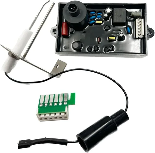 DEVMO 91504 Kit de control de encendido de placa de circuito de circuito de control de calentadores de agua RV con electrodo de reemplazo para 91367