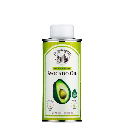 La Tourangelle, Aceite de aguacate, hecho a mano con aguacates premium, ideal para cocinar, como sustituto de la mantequilla, y para piel y cabello,