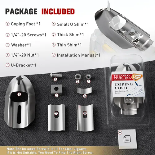 Vista 2 de Pie de afrontamiento para sierras de calar, herramienta de carpintería de alta eficiencia compatible con la mayoría de sierras de calar