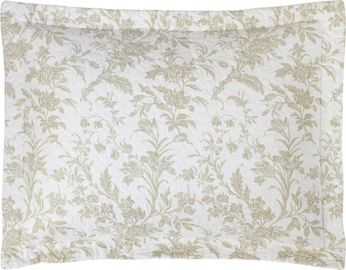 Vista 6 de Laura Ashley - Juego de edredón individual, ropa de cama de algodón suave con diseño reversible, peso mediano para uso durante todo el año, juego