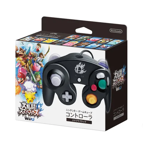 Vista 2 de Nintendo Super Smash Bros Black Classic Gamecube Controller