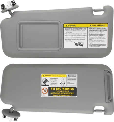 Vista 7 de Visera solar del lado izquierdo del conductor compatible con Toyota RAV4 2006 2007 2008 2009 2010 2011 2012 2013 con repuesto de luz 74320-42501-B2