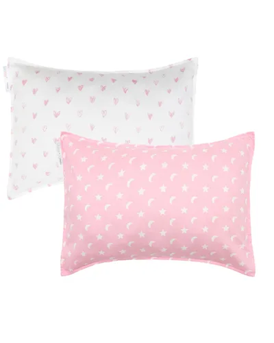 Vista 12 de ALVABABY Paquete de 2 fundas de almohada de algodón orgánico para niños pequeños, fundas de almohada para niños de 13 x 18 pulgadas o 12 x 16