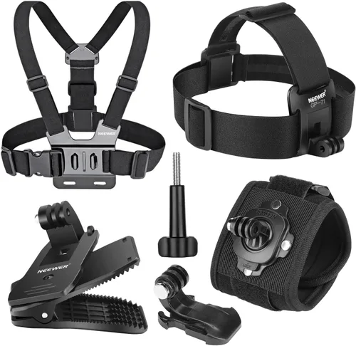 Vista 9 de Neewer - Kit de 50 accesorios para GoPro Hero Session / 5 Hero 1, 2, 3, 3+, 4, 5, SJ4000 5000, 6000 DBPOWER AKASO VicTsing APEMAN WiMiUS Rollei