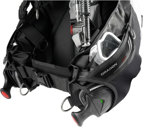 Vista 4 de Mares Sistema de peso unisex Dragon SLS Buceo BCD Compensador de flotabilidad subacuática estable duradero Alta capacidad de elevación, cuerda