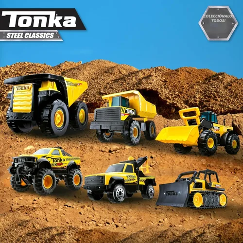 Vista 9 de Tonka - Mighty Dump Truck de Próxima Generación - Vehículo de juguete de plástico resistente y acero, camión de construcción grande, para niños