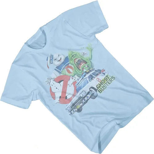 Vista 4 de Ghostbusters Mens Stay Puft Shirt Stay Puft Logo Tee Shirt Graphic T-Shirt