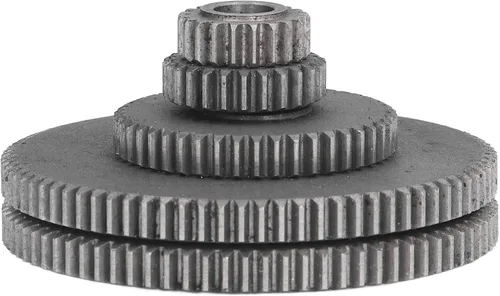 Vista 6 de Juego de 5 piezas de engranaje de torno de metal de precisión y piezas de repuesto de engranajes de corte de metal para máquina herramienta T80 T45