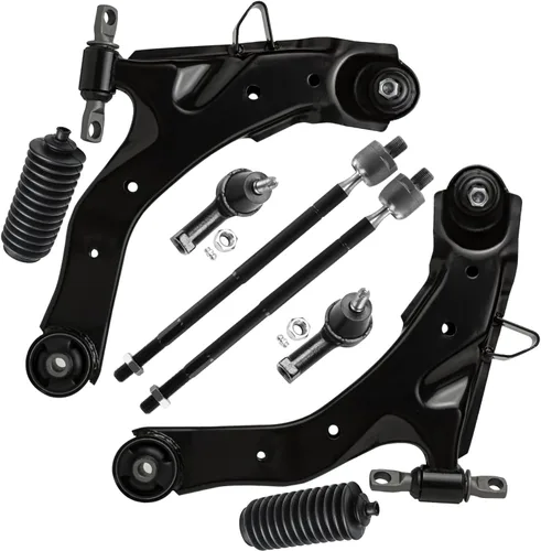 Vista 104 de Detroit Axle - Kit de 8 piezas para Chevy GMC Silverado Sierra Suburban 1500 Yukon Cadillac Escalade 2 brazos de control superior, 2 barras
