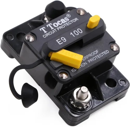 Vista 10 de E69 Interruptor de circuito de 10 A T3 con restablecimiento manual Mini de montaje en superficie IP66 Interruptor conmutable de 10 A