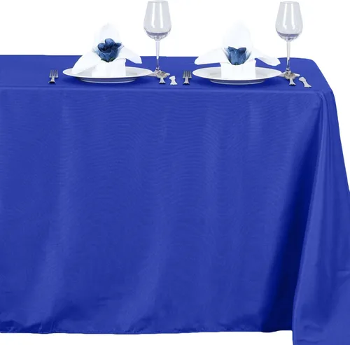 Vista 159 de Efavormart - Mantel rectangular, 60 x 102 pulgadas, resistente a las manchas y a las arrugas, lavable, mantel decorativo oblongo de tela de Amatista