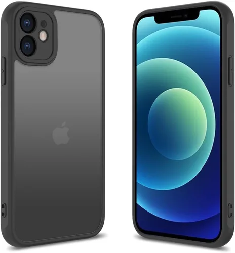 Vista 28 de Funda Translúcida Mate para iPhone 11, [Protección contra Caídas de Grado Militar de 10 Pies] Parachoques Protector Delgado Duradero Resistente a