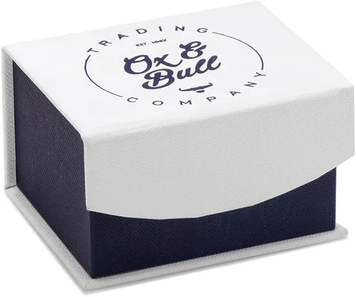 Vista 4 de Gemelos redondos de acero inoxidable con borde de cuerda de buey y Bull Trading Co.