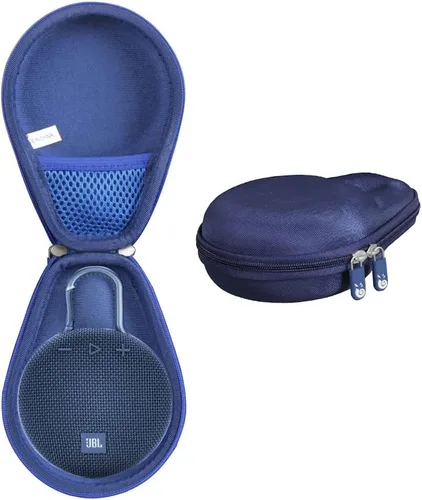 Vista 24 de Hermitshell Funda de viaje para altavoz Bluetooth inalámbrico JBL Clip 3 portátil impermeable (Negro)