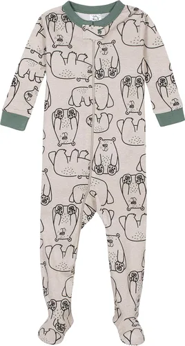 Vista 2 de Gerber - Pijamas para niño con cobertura hasta los pies, paquete de 2
