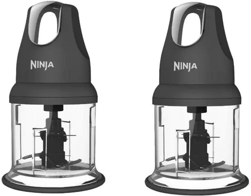 Ninja Picador de alimentos Express Chop con 200 vatios, cuenco de 16 onzas para picar, picar, moler, mezclar y preparar comidas (NJ110GR) (paquete