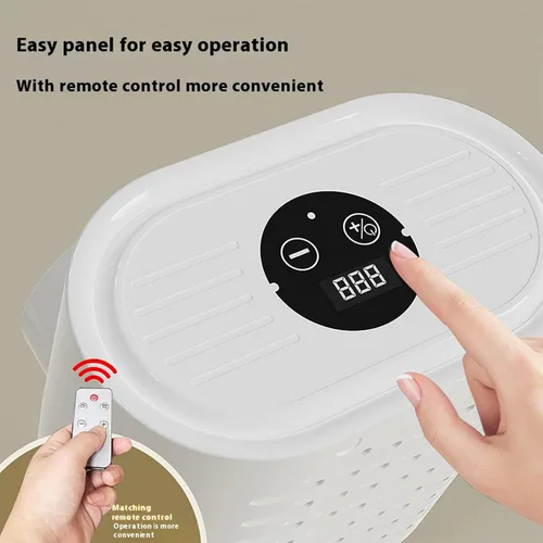 Vista 5 de Mini secadora multifuncional 3 en 1 para ropa, secadora de botas para botas de trabajo, calentador de escritorio, secadora de ropa, calentador