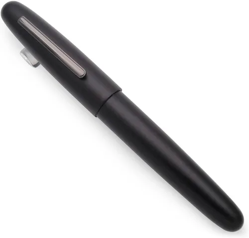 Vista 12 de JINHAO 9056 - Pluma estilográfica de madera natural hecha a mano (madera de ébano, punta fina de 0.020 in)