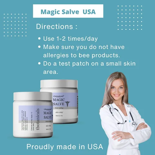 Vista 3 de Cera de abeja y propóleos Magic Salve para trastornos de la piel Alivio avanzado con aceite de yema de huevo