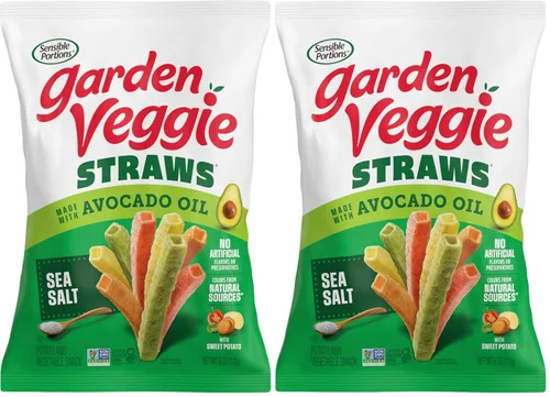 Vista 19 de Sensible Portions Garden Veggie - Pajitas de canela, 6 onzas