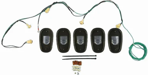 Vista 4 de Kit de luces de clearance para techo de cabina Dodge Ram 1500 2500 3500, lámparas Mopar OEM