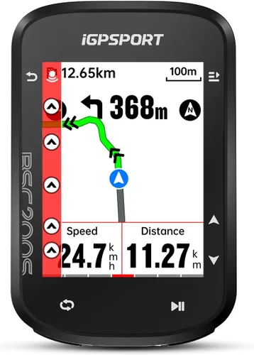 iGPSPORT BSC200S GPS Bike Computer, navegación de ruta inalámbrica 2,4" pantalla Bluetooth ANT+Ciclo ordenador IPX7 impermeable
