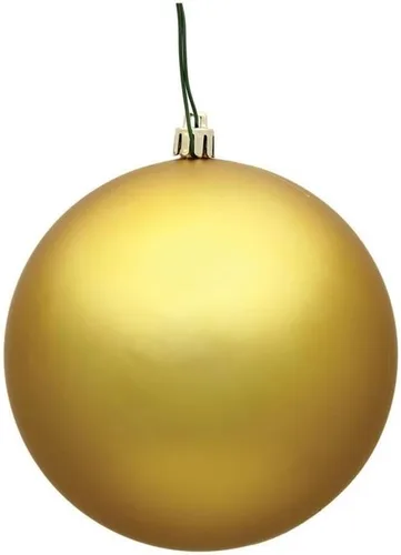 Vista 87 de Vickerman Adorno de bola de caramelo de oro antiguo de 10 pulgadas