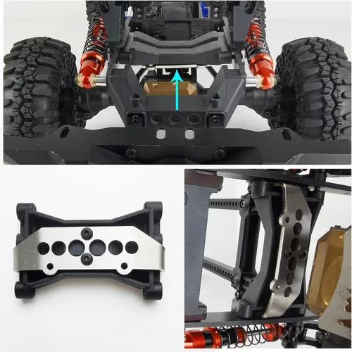 Vista 3 de MORLORDY Kits voladizos RC Amortiguador de choque 3.150 in para TRX4 2021 Bronco Defender K5 1/10 RC Crawler Car Upgrades Piezas