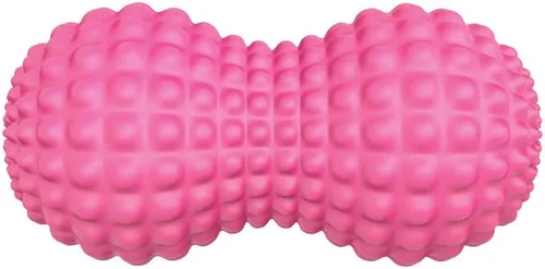 Vista 8 de SELEWARE Bola de masaje de maní, bola de masaje de lacrosse doble de maní para espalda, cuello, hombros, columna vertebral, piernas, caderas, bola