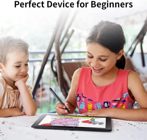 Vista 8 de RubensTab T11 Pro - Tableta de dibujo independiente, no necesita computadora, pantalla FHD de 10.1 pulgadas, CPU Octa-Core, aplicaciones de dibujo