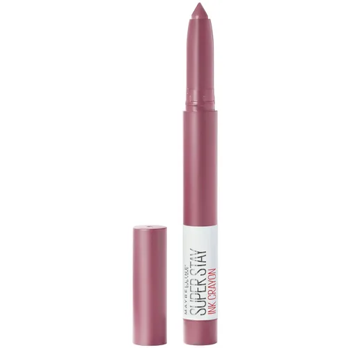 Vista 33 de Maquillaje de lápiz labial Maybelline Super Stay Ink Crayon, lápiz labial mate con punta de precisión con sacapuntas integrado, larga duración