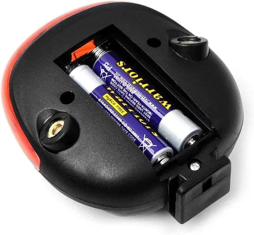 Vista 7 de Bicicleta Ciclismo 7 modos de flash Luces rojas impermeables con 5 LED y 2 haces láser Luz trasera de bicicleta Luz de advertencia de seguridad Luz