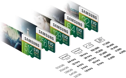 Vista 6 de Samsung: EVO Select 128GB MicroSDXC UHS-I U3 100MB/s Full HD & 4K UHD Tarjeta de memoria con adaptador (MB-ME128HA)