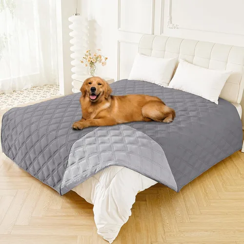 Vista 57 de Smiry Funda Manta Impermeable para Cama de Perro, Manta Suave Reversible para Mascotas, Lavable a Prueba de Fugas, Funda para Gatos y Perros