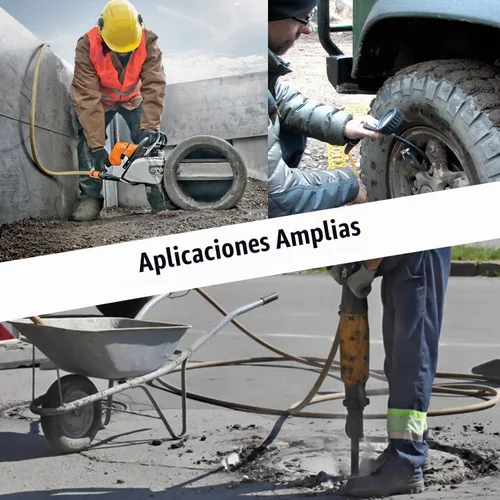 Vista 8 de Compresor de aire a gas 13HP con arranque eléctrico Max 125PSI 13hp-125psi