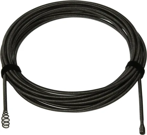 Vista 5 de RIDGID PowerClear - Kit de máquina de limpieza de drenaje de 120 voltios para bañeras, duchas y fregaderos, rojo, cable de repuesto de giro