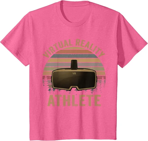 Vista 80 de Virtual Reality Athlete for VR Gamers Camiseta Asphalt Grey