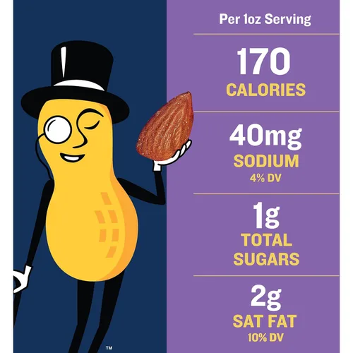 Vista 2 de PLANTERS Deluxe - Mezcla de frutos secos ligeramente salados, reducidos en sodio, 15.25 onzas, recipiente resellable: con anacardos, almendras