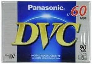 Panasonic AY-DVM60EJ 60minutos Mini DV Vídeo de cinta de casete paquete de 2Electrónica
