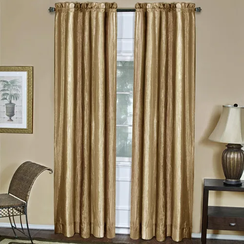 Woven Trends Cortinas degradadas para ventana, moderna cortina semitransparente para ventana, panel individual, sala de estar, dormitorio, cortina