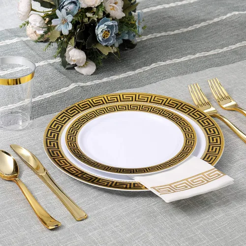 Vista 7 de Vplus Paquete de 200 toallas desechables para baño, servilletas decorativas de baño, servilletas desechables suaves y absorbentes, como para cocina