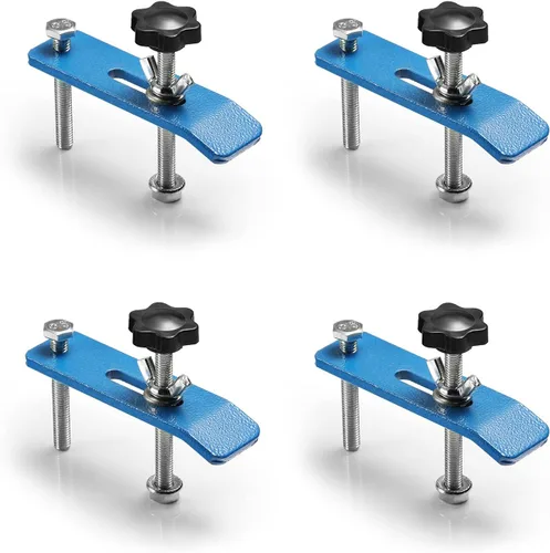 Genmitsu Paquete de 4 abrazaderas de sujeción, abrazadera de enrutador CNC para carpintería y metalurgia, 3-7/20 pulgadas de largo x 4/5 pulgadas de