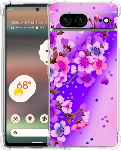 Vista 11 de Funda para Pixel 7, bonita protección contra caídas de libélula a prueba de golpes, carcasa protectora de cuerpo completo resistente a los arañazos