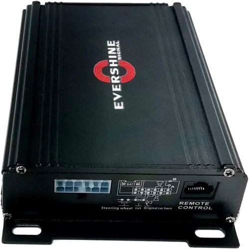 Vista 3 de Kit de amplificador de sirena de policía de 12 V/24 V con altavoz plano de 118 ~ 125 dB 100 W amplificador multitonos resistente micrófono de mano