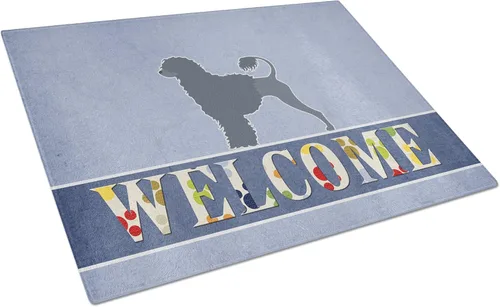 Vista 76 de Caroline's Treasures BB5552LCB Affenpinscher Tabla de cortar de vidrio de bienvenida grande decorativa de vidrio templado tabla de cortar y servir