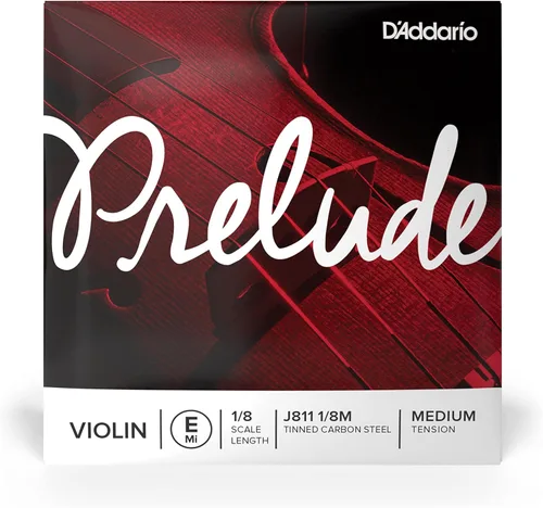 Vista 30 de D'Addario Prelude Violín de cuerda simple, cuerda en G individual, escala 4/4, tensión media - J814 4/4M - Núcleo de acero sólido, tono cálido